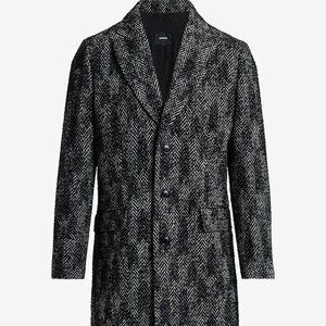 Express herringbone topcoat
